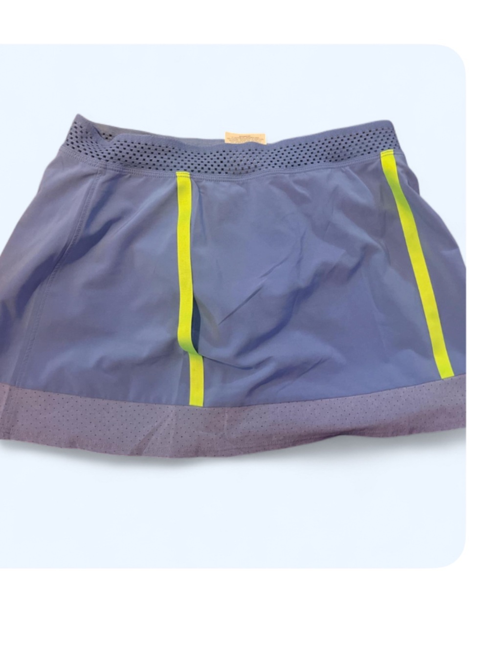 Nike Skirt with Neon Yellow Stripes
